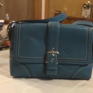 Blue Coach purse